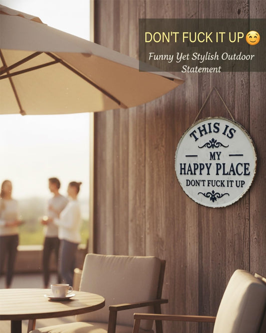 Vintage Statement Metal Sign