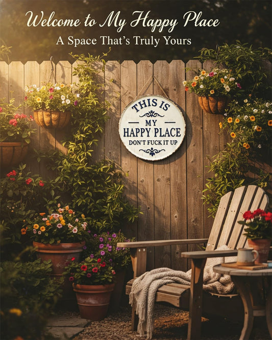 Vintage Statement Metal Sign